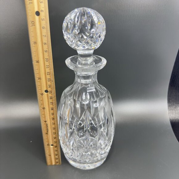 Waterford Clear Heavy Crystal Decanter Container Bottle With Stopper Signed VTG - Picture 3 of 16